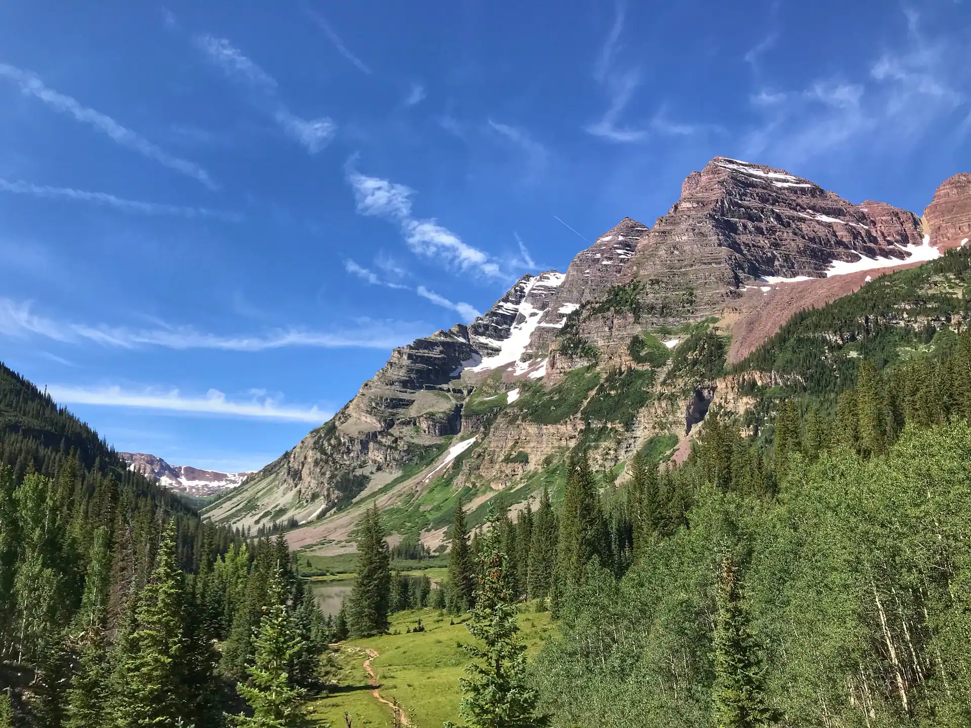 Maroon Bells in Aspen, Colorado