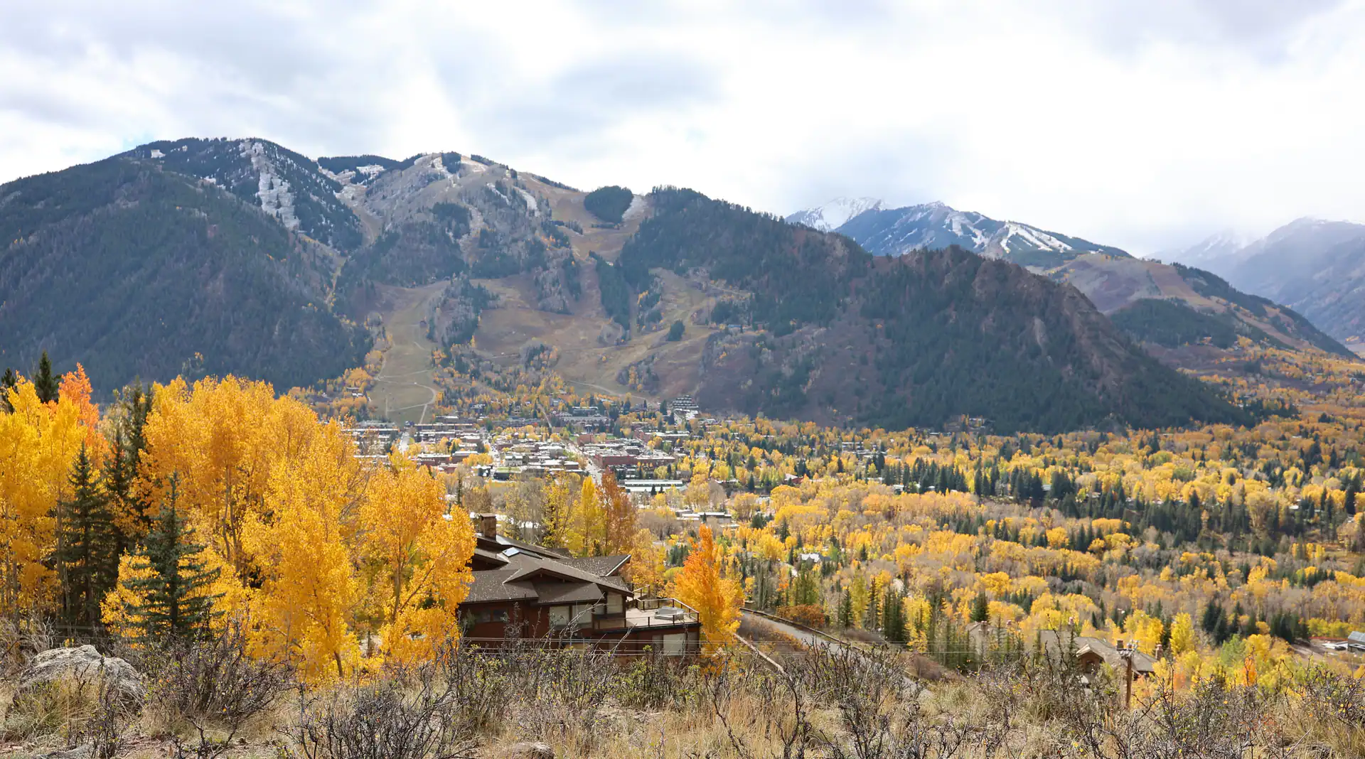 Aspen, Colorado in autumn