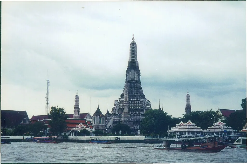Wat Arun from the water — bangkok