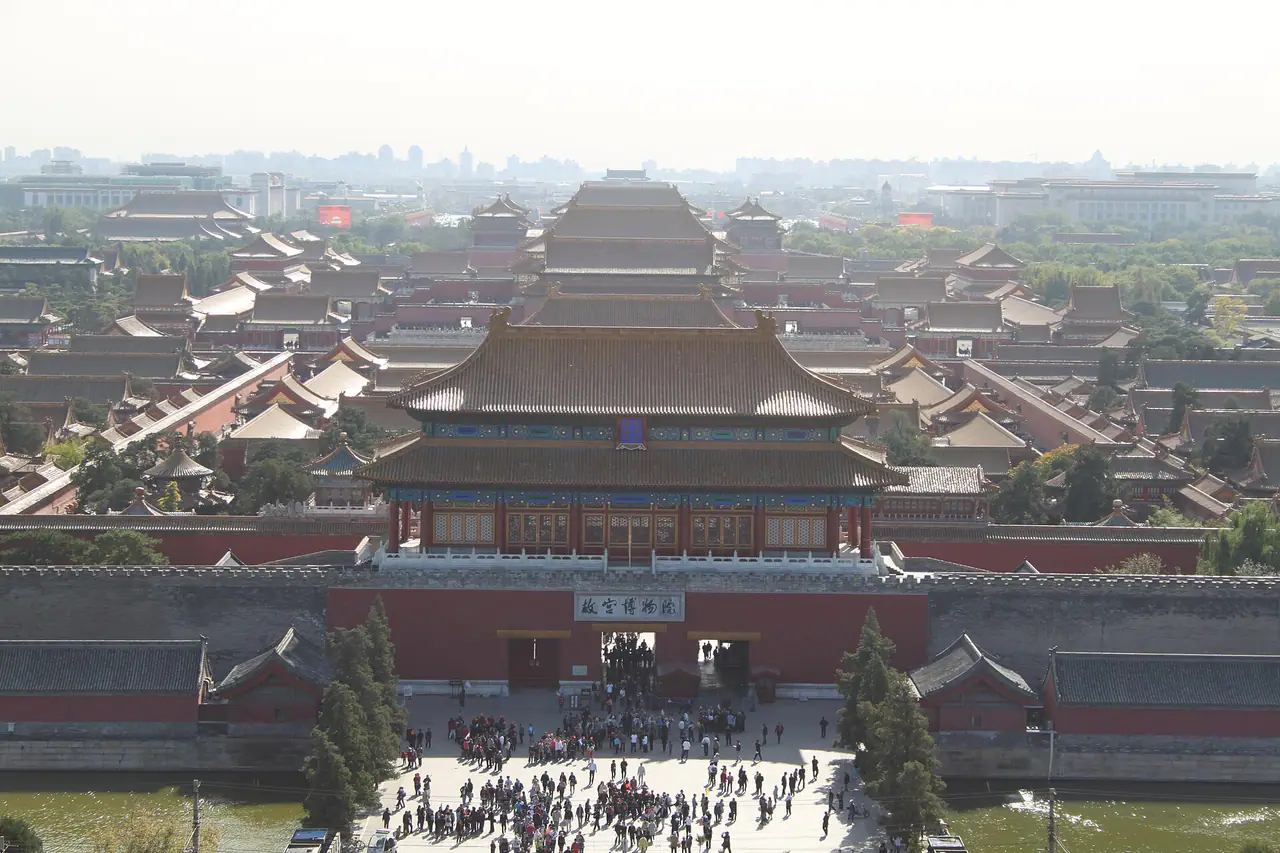 Jingshan View of Forbidden City, Beijing