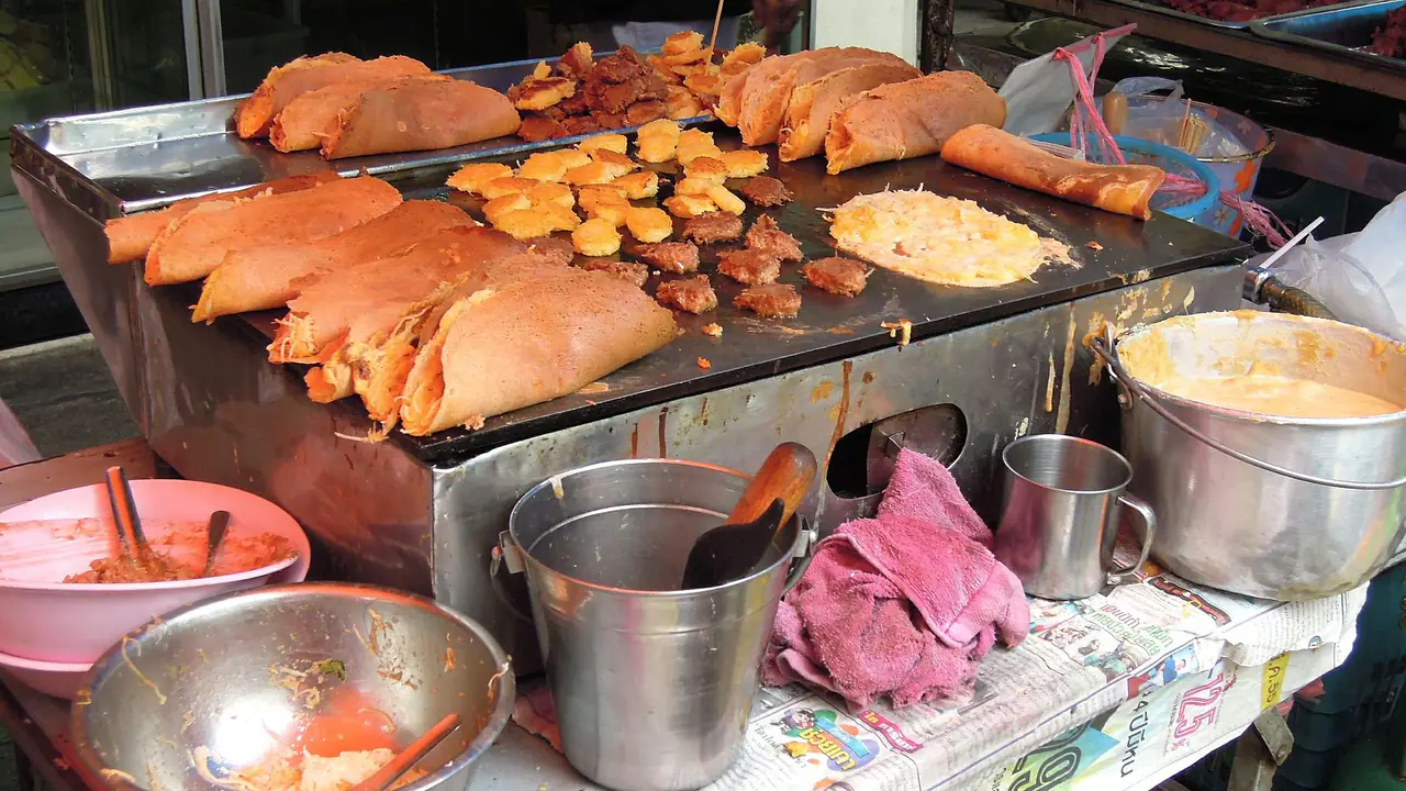 Street food, Bangkok Bicycle Tour