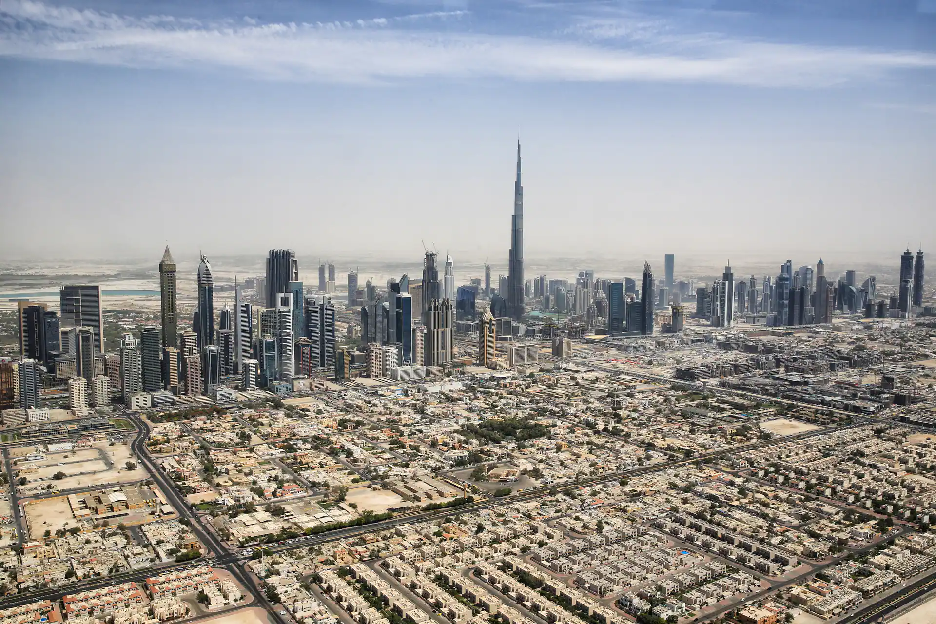 Dubai Skyline mit Burj Khalifa