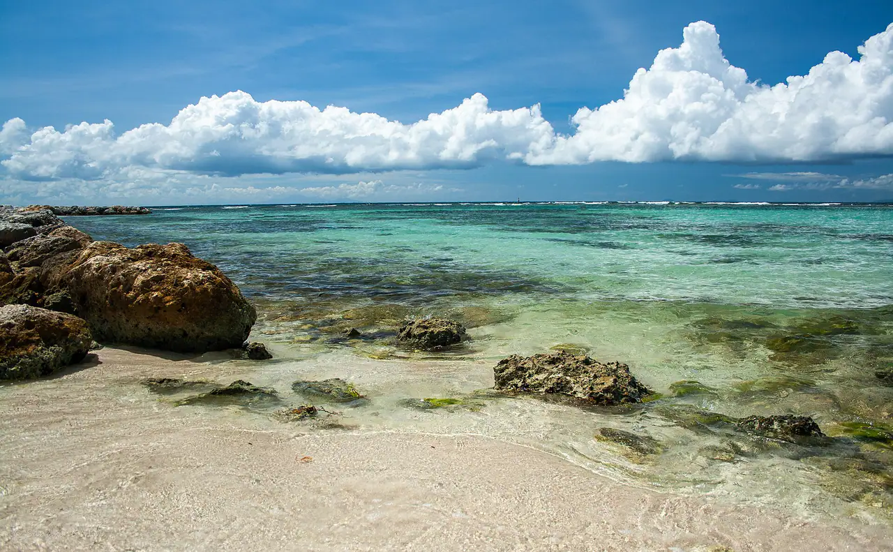 Beach on Guadeloupe