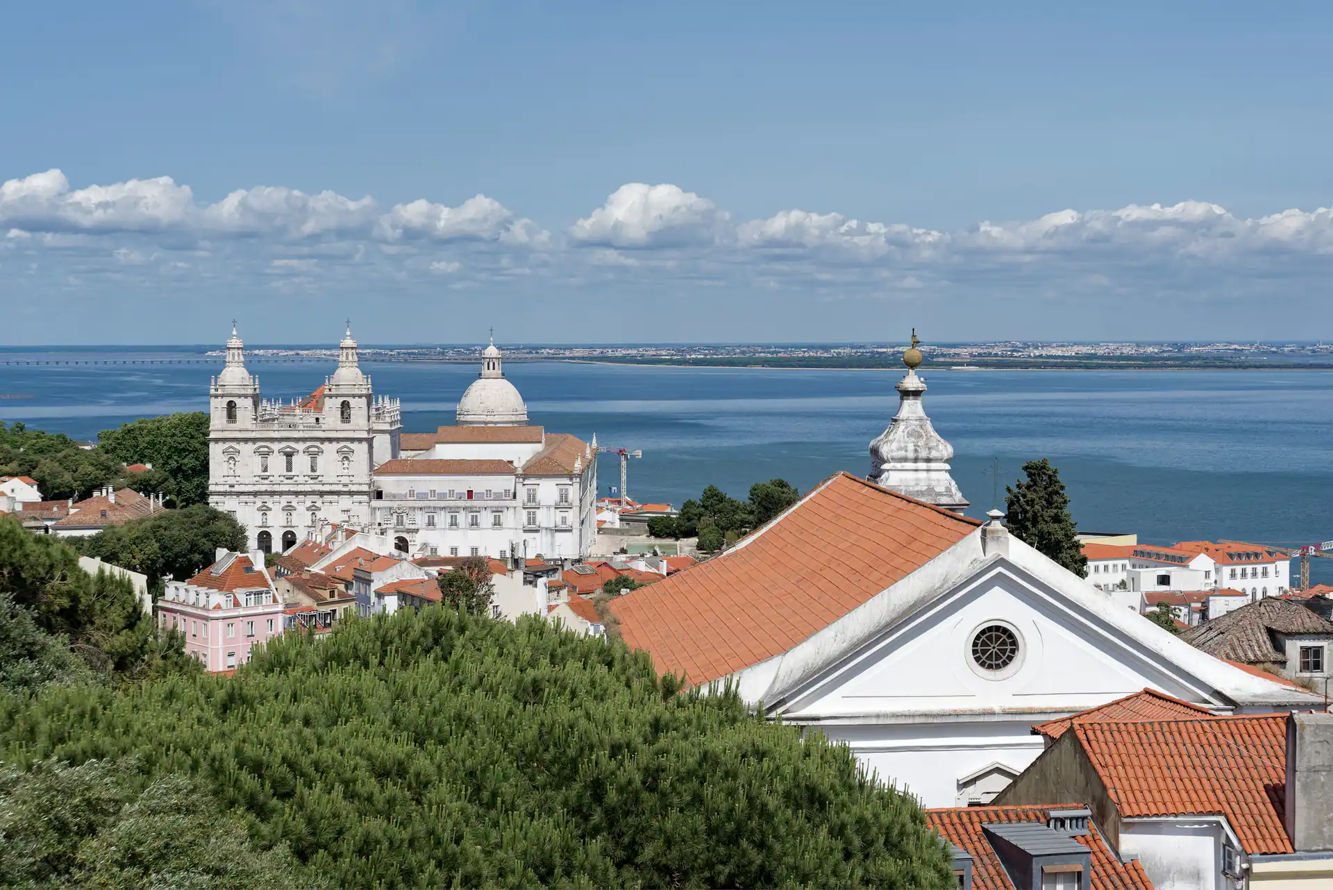 Lisbon Alfama Sao Vicente Pantheon from Sao Jorge Castle, 20250604 1714 9404