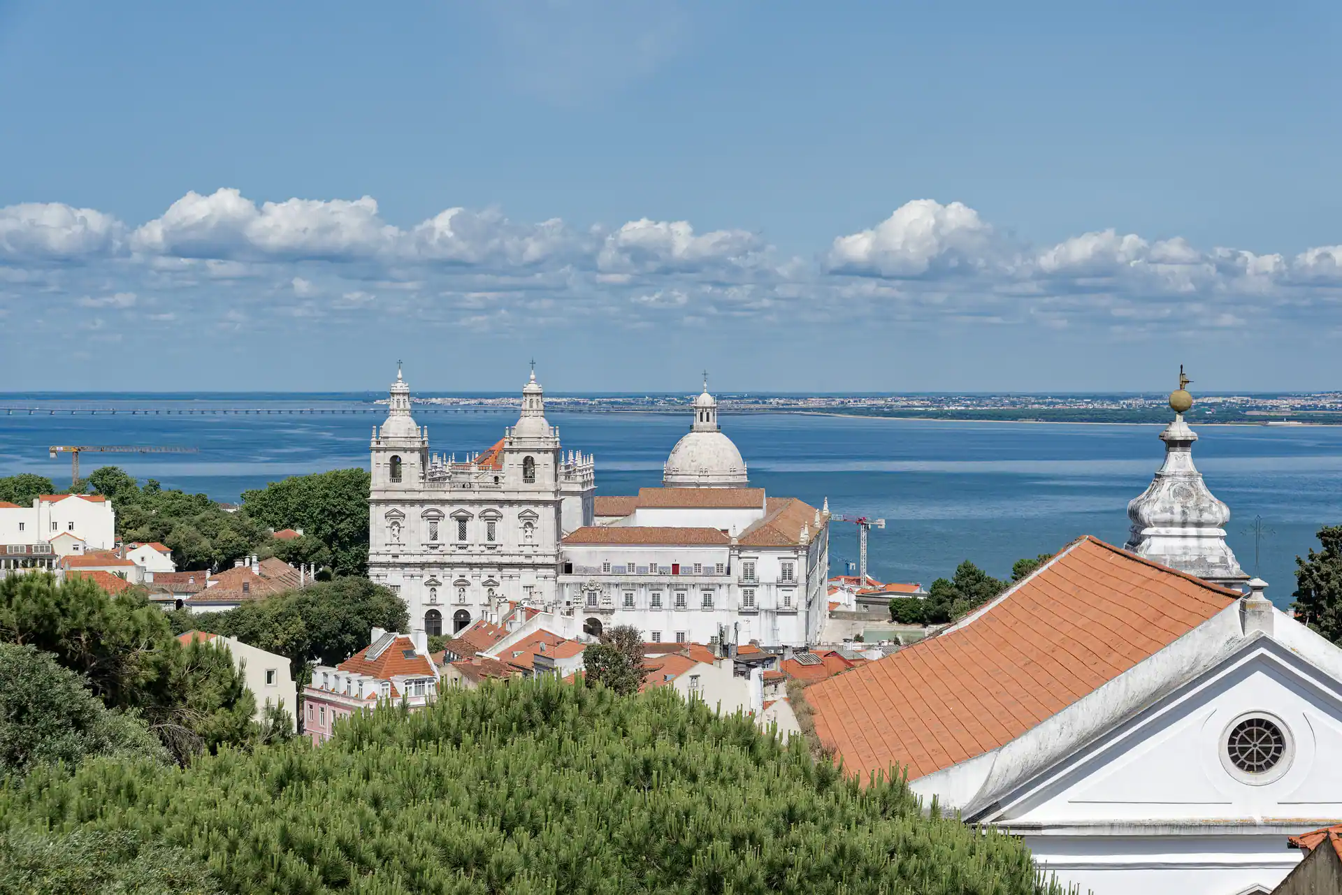 Lisbon Alfama Sao Vicente Pantheon from Sao Jorge Castle, 20250604 1715 9412