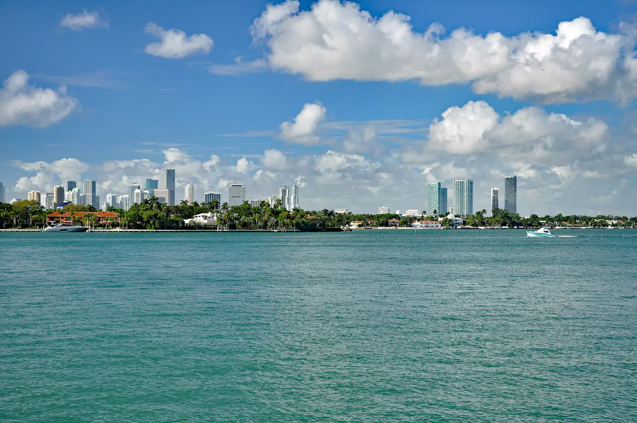 Miami - City Skyline from Biscayne Bay 1