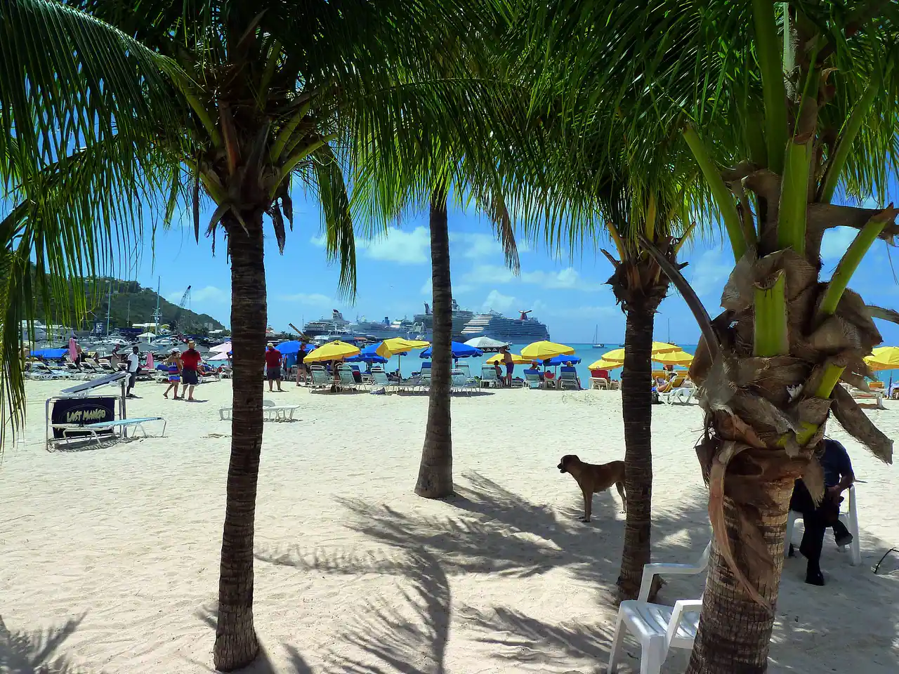 St. Maarten, Karibik - Philipsburg – Great Bay Beach — Sint Maarten